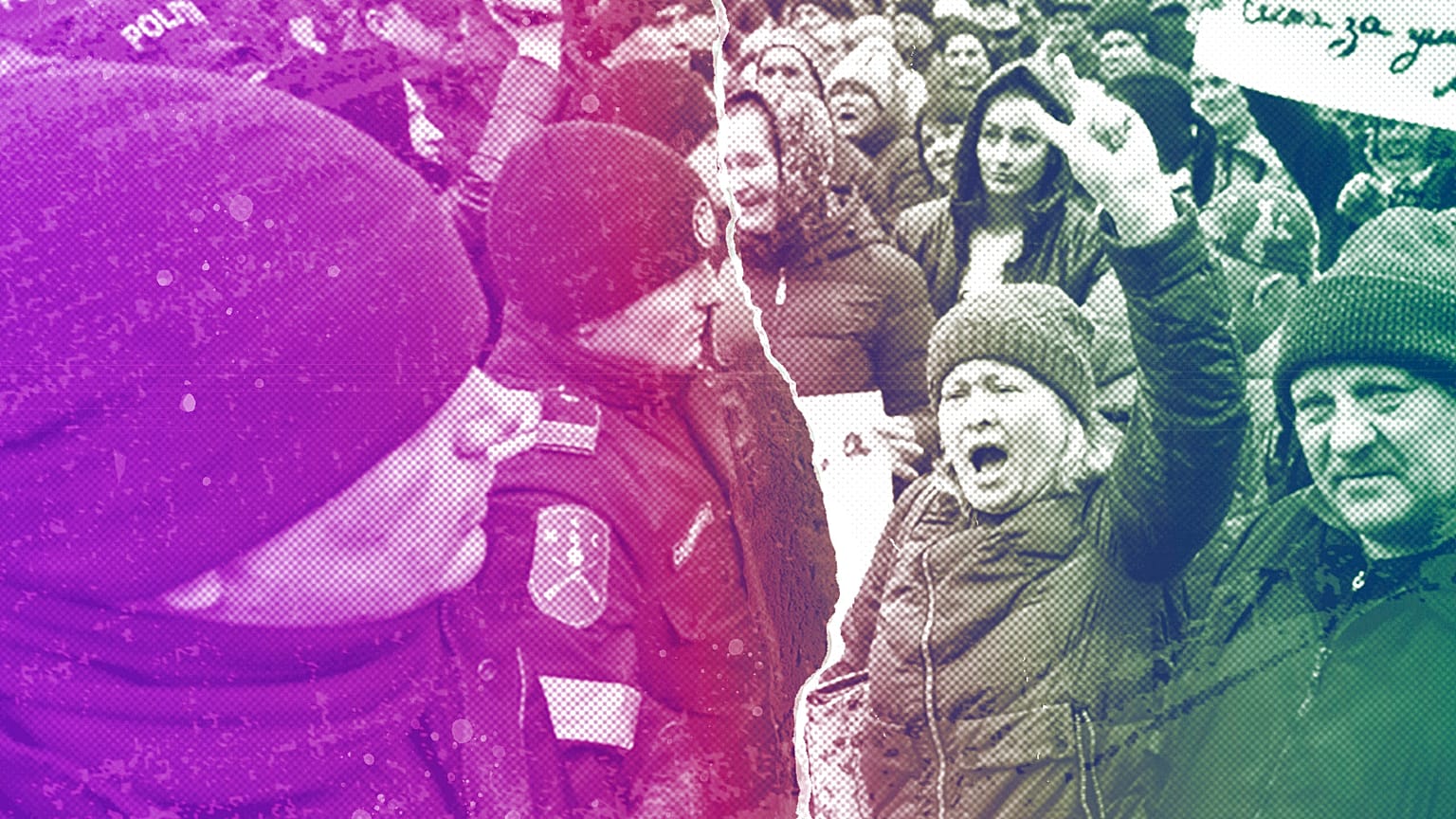 Scenes from the protests against the pro-Western government and low living standards, in Chisinau, February 2023