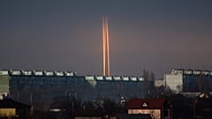 Rusya'nın Belgorod bölgesinden Ukrayna'ya karşı fırlatılan üç Rus roketi Harkiv'den görüntülendi