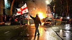 Proteste gegen umstrittenes Gesetz in Georgiens Hauptstadt Tiflis