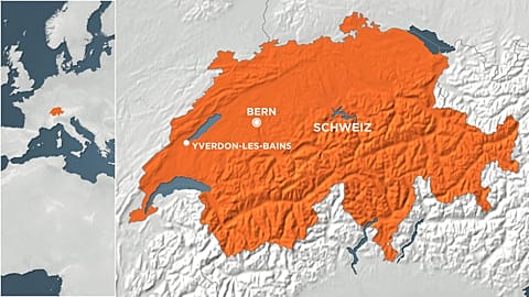 Yverdon-Les-Bains is situated in the Swiss canton of Vaud.