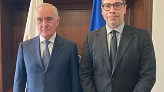 Ο Κ.Κόμπος με τον Ρώσο πρέσβη στην Κύπρο