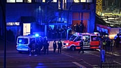 La policía en el lugar del tiroteo