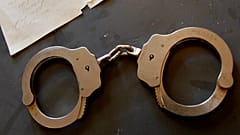 A pair of handcuffs.