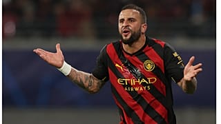 مدافع مانشستر سيتي الانكليزي كايل ووكر