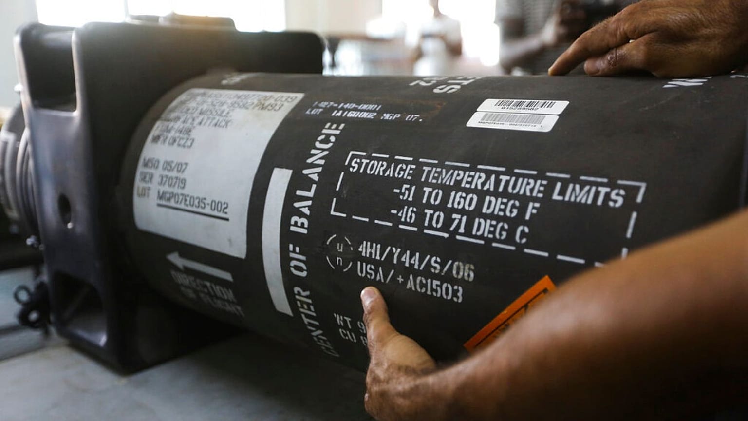 U.S. made Javelin anti-tank missile
