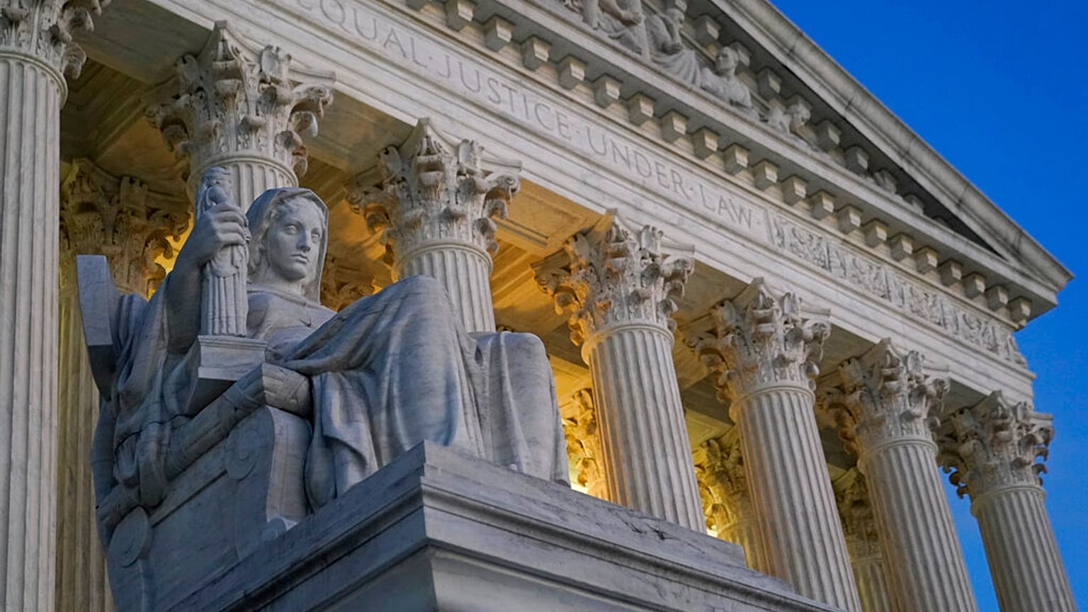 Supreme Court building on Capitol Hill in Washington