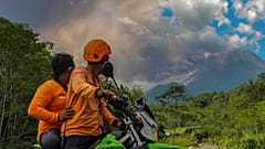 Der Merapi nach dem Ausbruch am 11. März 2023