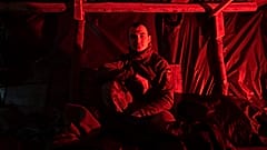 Vladyslav, paraquedista ucraniano da 80.ª Brigada de Assalto Aéreo