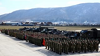 Ευρωπαϊκά στρατεύματα (φωτογραφία αρχείου)