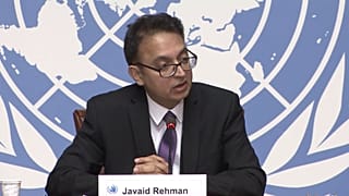 جاوید رحمان، گزارشگر ویژه حقوق بشر سازمان ملل متحد در ایران