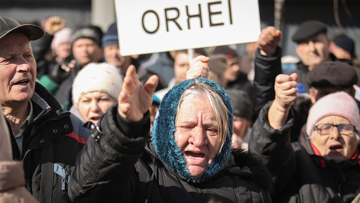 Protesta antigubernamental en Chisinau