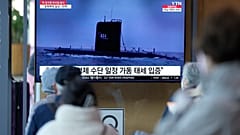 Fernsehaufnahmen eines südkoreanischen Senders