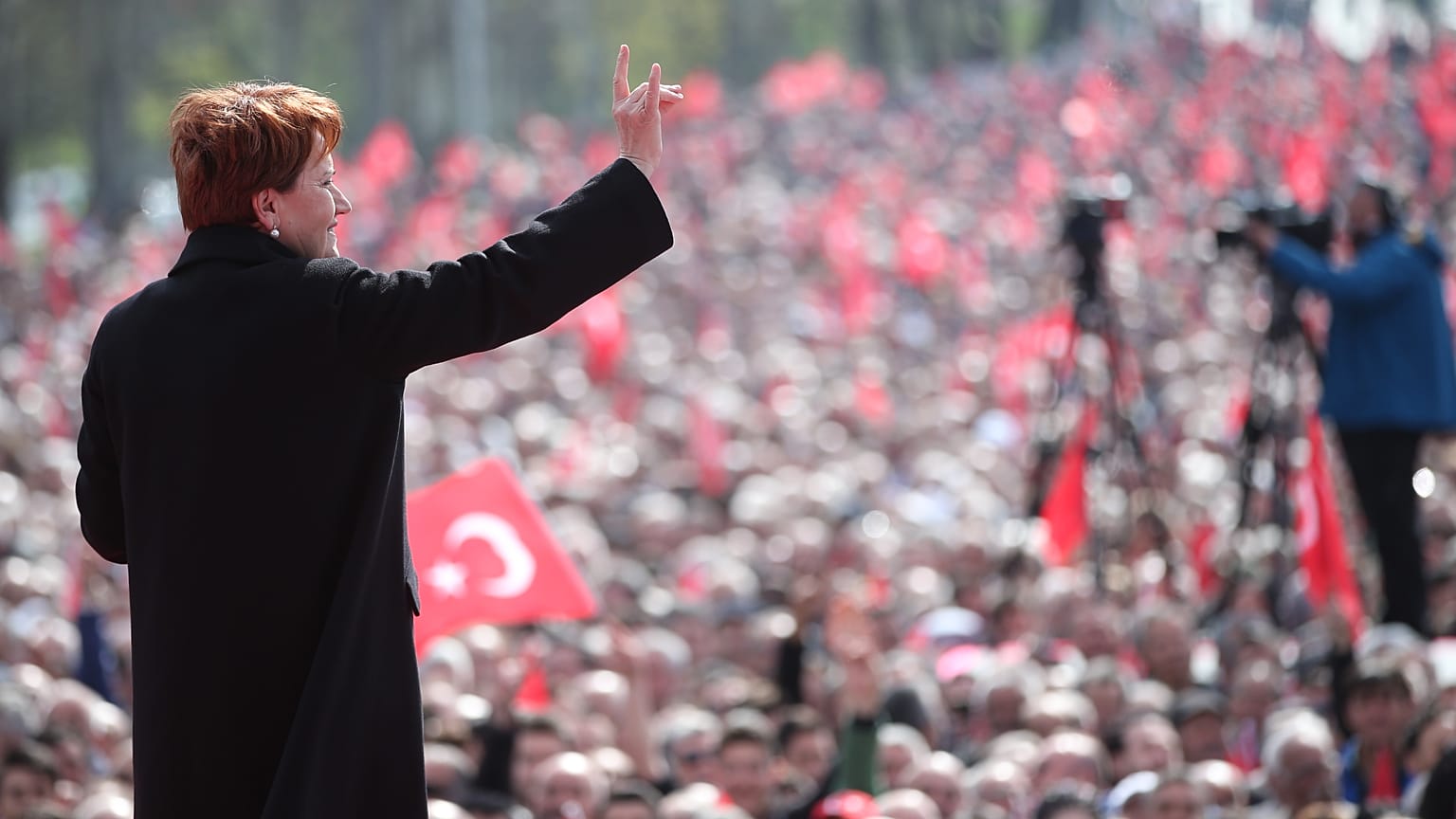 İYİ Parti Genel Başkanı Meral Akşener Bursa mitingi (Arşiv)