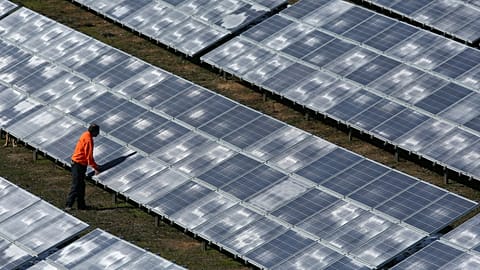 Solar panels in Spain