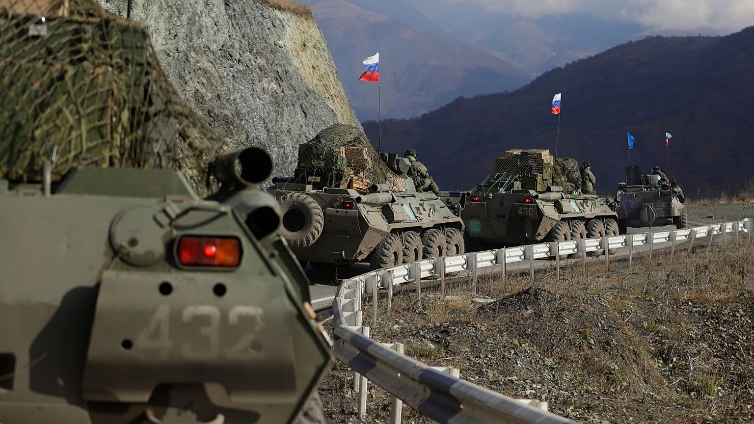 نیروهای صلح‌بان روسیه در قره‌باغ کوهستانی