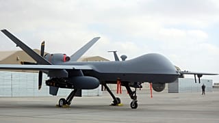 Un drone MQ-9 come quello precipitato nel Mar Nero