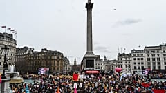 Kundgebung auf dem Trafalgar Square