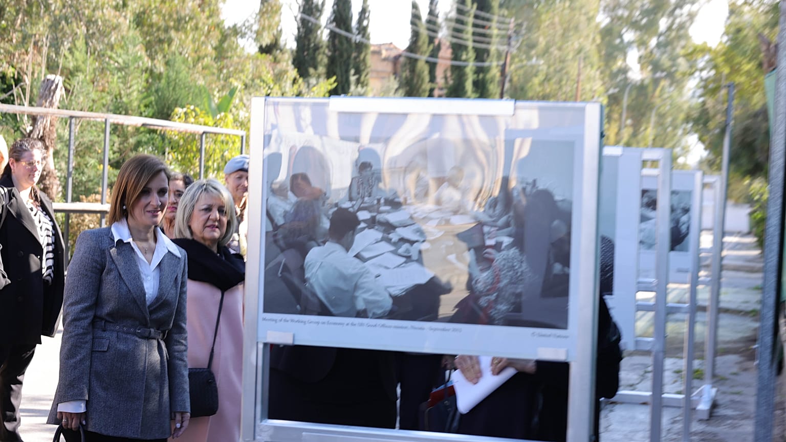 Η Πρώτη Κυρία της Κύπρου στην φωτογραφική έκθεση του ΟΗΕ