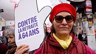 Franceses nas ruas contra a Reforma das Pensões
