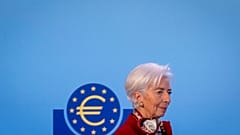 President of European Central Bank Christine Lagarde arrives for a press conference in Frankfurt, Germany, Thursday, March 16, 2023, after a meeting of the ECB.