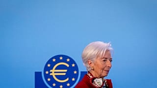 President of European Central Bank Christine Lagarde arrives for a press conference in Frankfurt, Germany, Thursday, March 16, 2023, after a meeting of the ECB.
