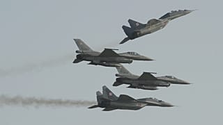 Kampfjets vom Typ MiG-29 sowjetischer Bauart