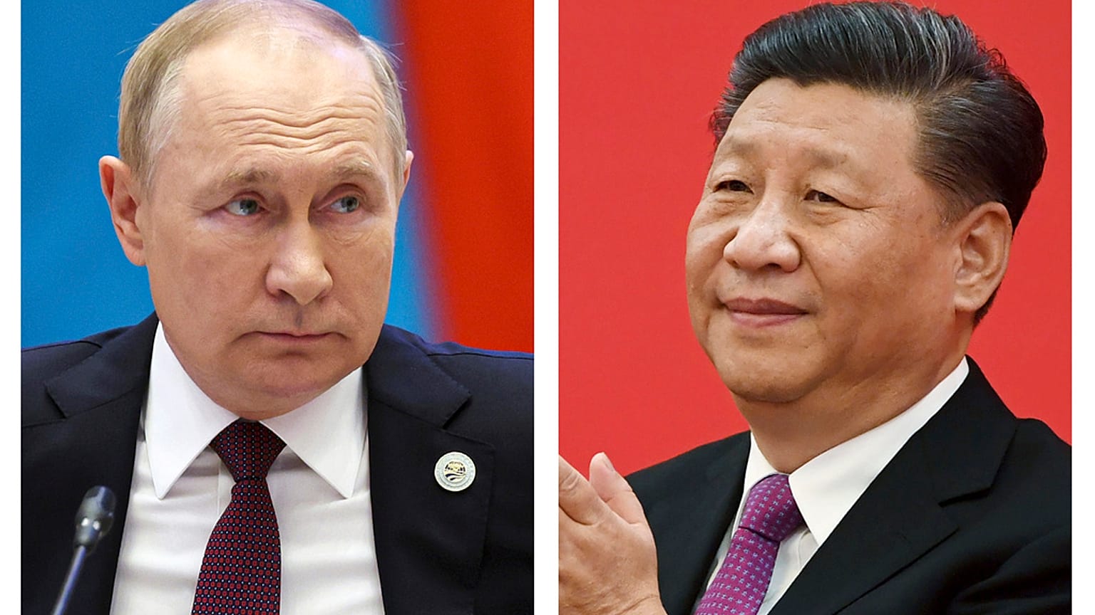 Vlagyimir Putyin és Hszi Csin-ping