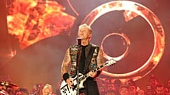 James Hetfield of Metallica performs on the second day of the Rock in Rio music festival in Rio de Janeiro, on September 19, 2015. 
