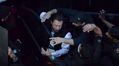 عمران خان أثناء دخوله المحكمة