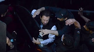 عمران خان أثناء دخوله المحكمة