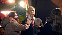 Восковая фигура, изображающая Владимира Путина, в музее в Санкт-Петербурге