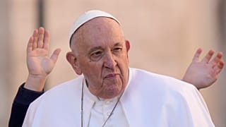 Pope Francis arrives for his weekly general audience in St. Peter's Square at The Vatican, Wednesday, March 15, 2023. 