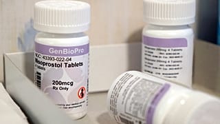 FILE - Bottles of the drug misoprostol at the West Alabama Women's Center, March 15, 2022, in Tuscaloosa, Ala.