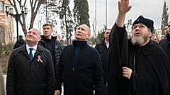 Wladimir Putin an diesem Samstag auf der Krim in Sewasptopol