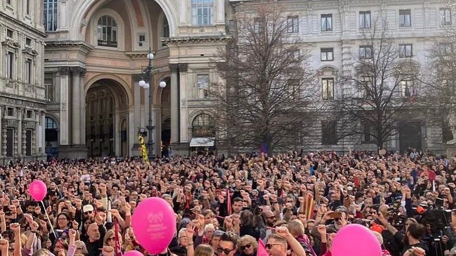 Demonstration in Milan, Italy, 18/03/2023