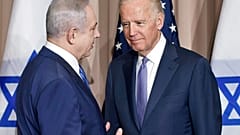 Archiv: US-Präsident Joe Biden und der israelische Ministerpräsidenten Benjamin Netanjahu