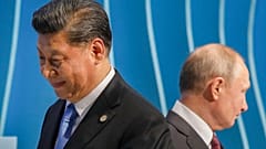 Hszi Csin-ping és Vlagyimir Putyin