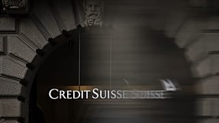 A zürichi Crédit Suisse székhelyének bejárata