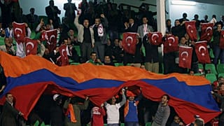 Match Turquie Arménie à Bursa, Turquie, le 14 octobre 2009