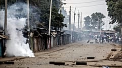 Gewaltätige Zusammenstöße zwischen Polizei und oppositionellen Demonstranten in Nairobi