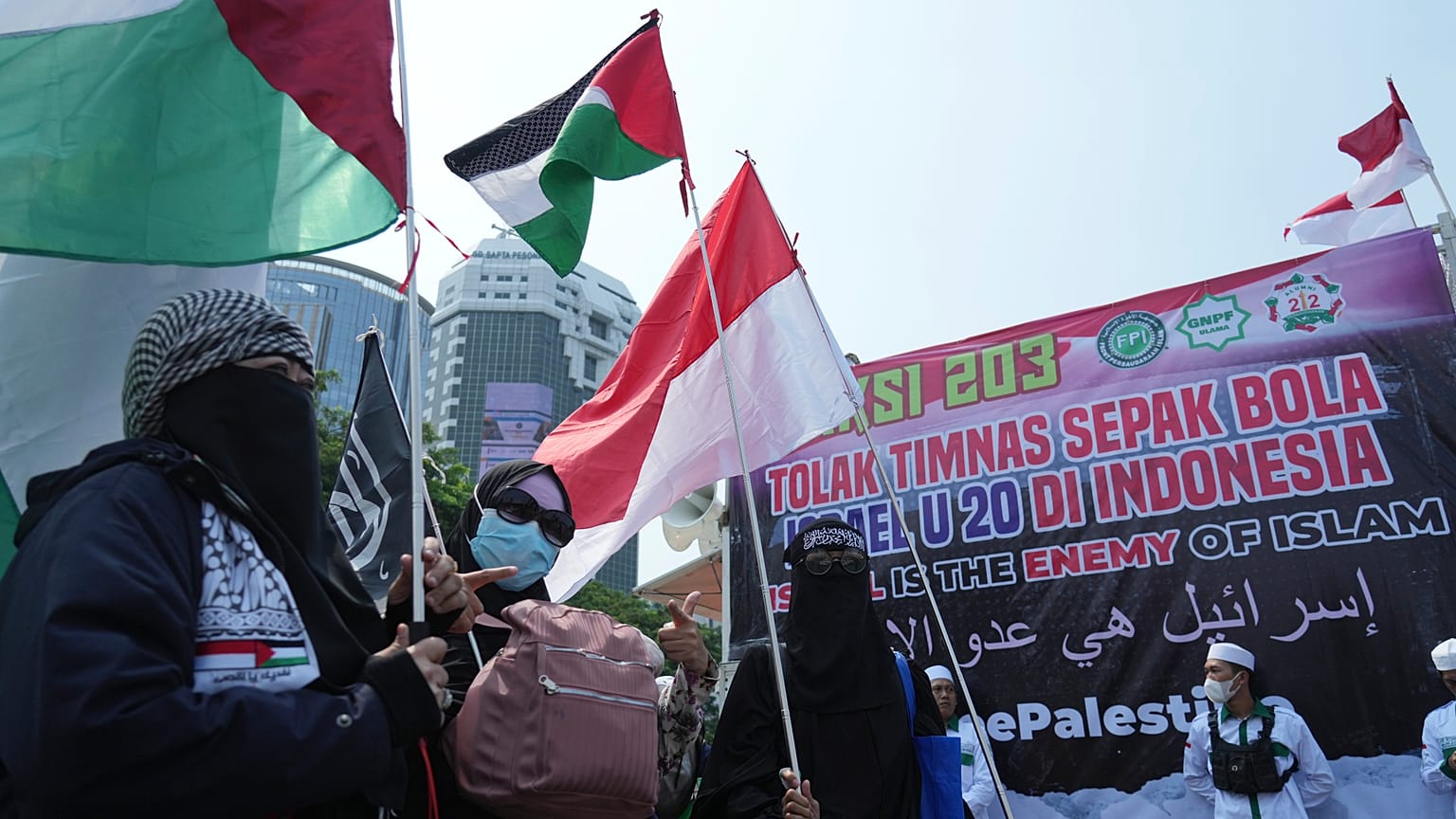 مظاهرات في إندونيسيا