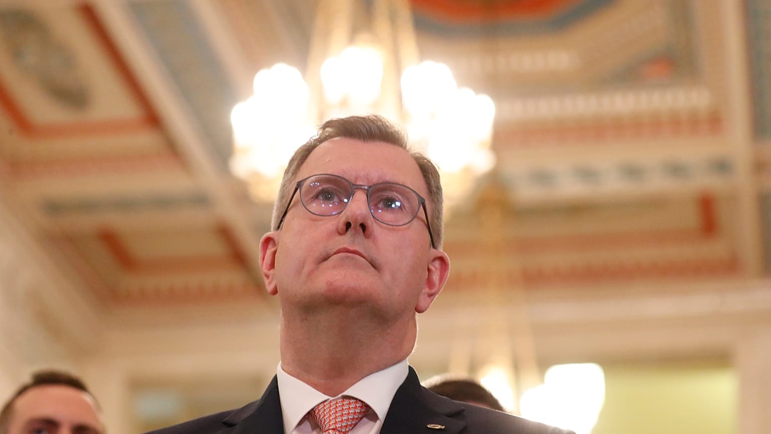 Líder do DUP, Sir Jeffrey Donaldson