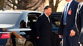 Chinese President arrives for the meeting with Russian President at the Kremlin in Moscow 20/03/2023