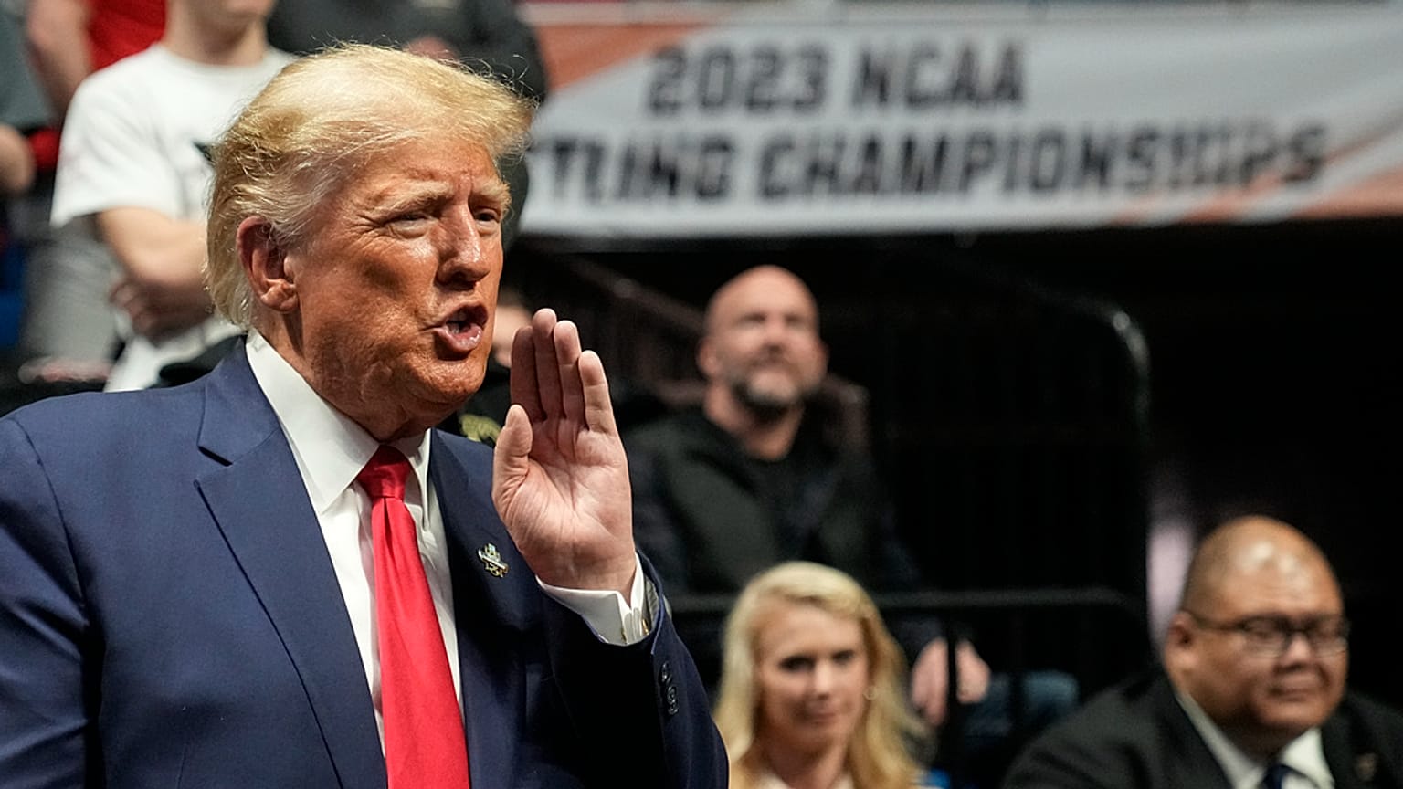 L'ancien président Donald J. Trump à Tulsa, 18 mars 2023