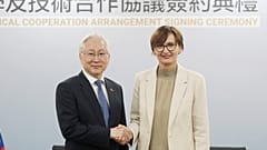 Taiwans Wissenschaftsminister Wu und Bundesbildungsministerin Bettina Stark-Watzinger