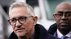 Gary Lineker a manchesteri stadionban, 2023 márciusában