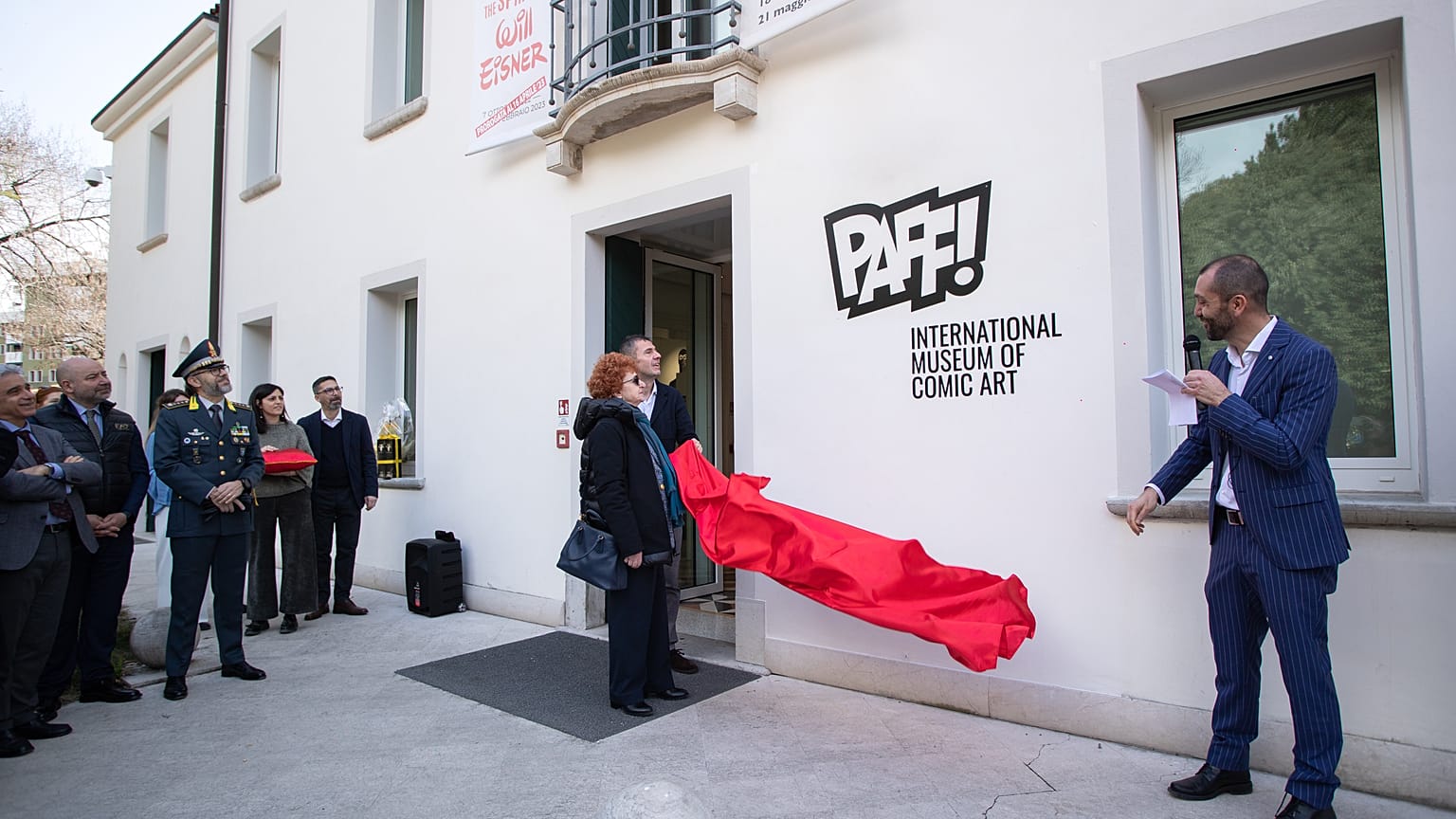 The inauguration of PAFF! International Museum of Comic Art