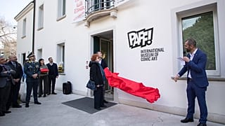 The inauguration of PAFF! International Museum of Comic Art