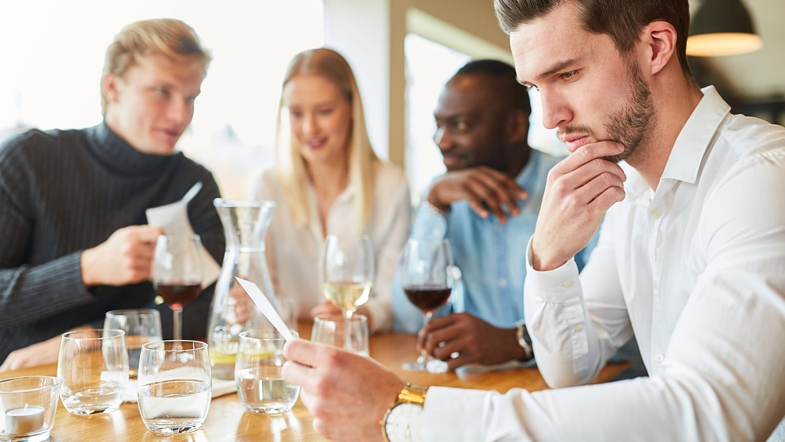 European tipping culture has been called out in a viral tweet.