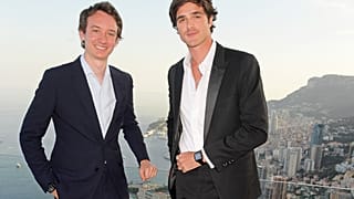 Le PDG de TAG Heuer Frédéric Arnault et l'ambassadeur de la marque Jacob Elordi